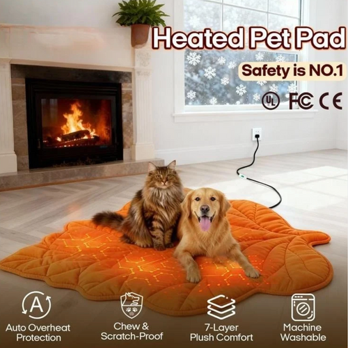 SnugTail™ Safe Heated Dog & Cat Bed
