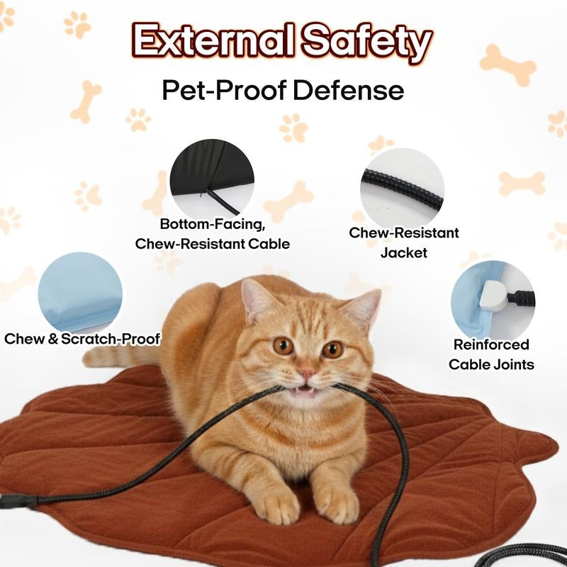 SnugTail™ Safe Heated Dog & Cat Bed