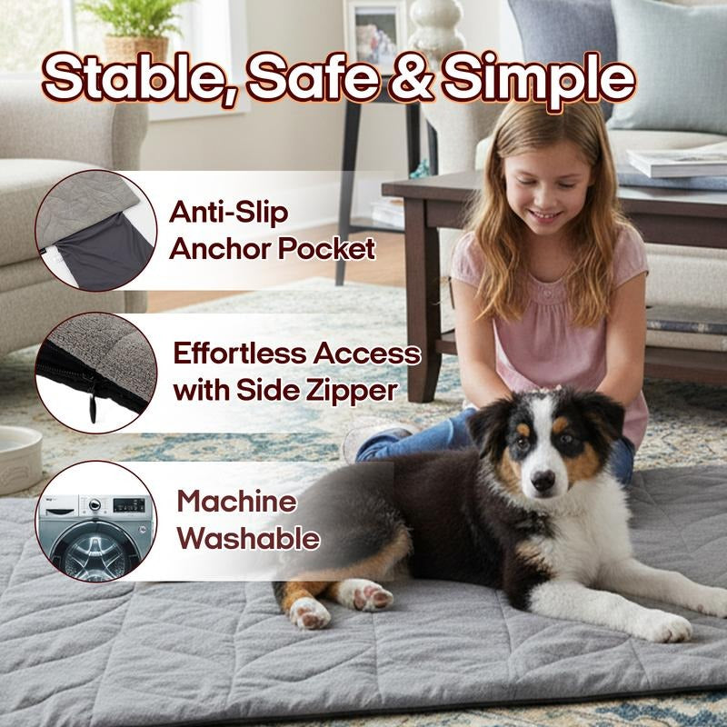 SnugTail™ Safe Heated Dog & Cat Bed