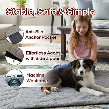 SnugTail™ Safe Heated Dog & Cat Bed